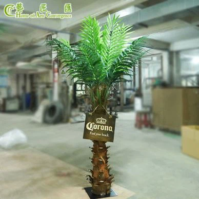 6ft Mini Fake Palm Tree Innendørs midterstykke dekorasjon